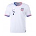 Camisa de time de futebol Estados Unidos Giovanni Reyna #7 Replicas 1º Equipamento Copa America 2024 Manga Curta